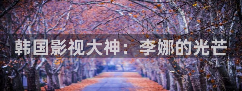 av金桔影院：韩国影视大神：李娜的光芒